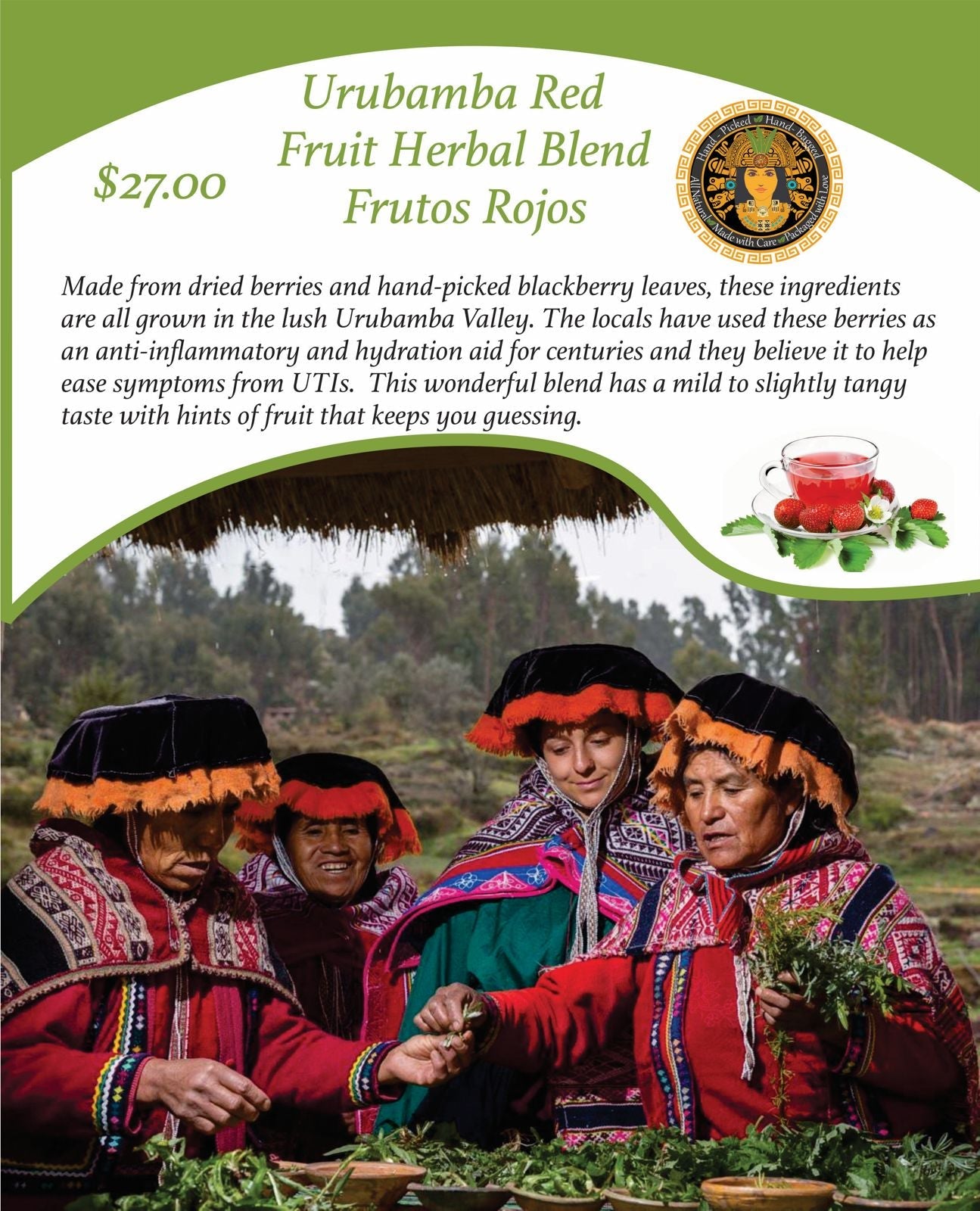 Urubamba Red Fruit Hydration - Premium Herbal Blend from Ylla BIO - Just $27! Shop now at Ylla BIO