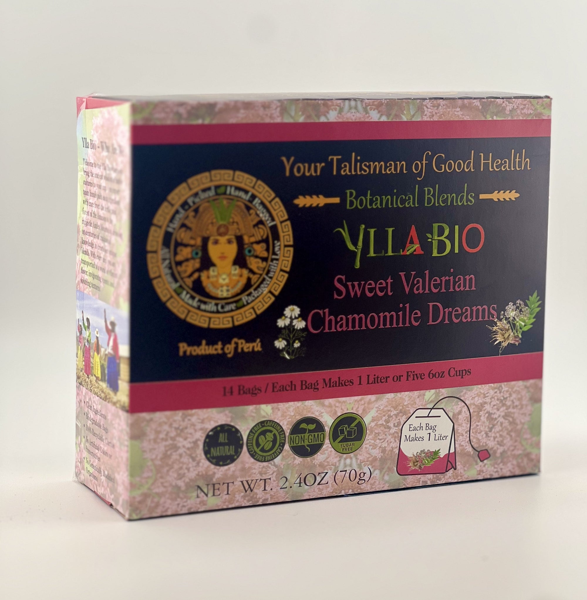 Sweet Valerian Chamomile Dreams - Premium Herbal Blend from Ylla BIO - Just $19! Shop now at Ylla BIO